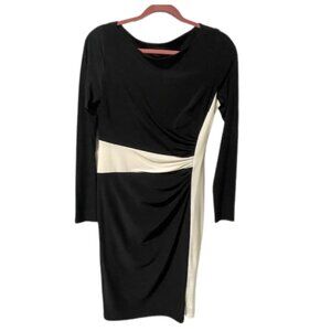 Ralph Lauren evening dress, size 6, black and white